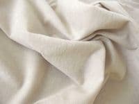 Faux Suede Suedette 100% Polyester Fabric Materia 170g - CREAM